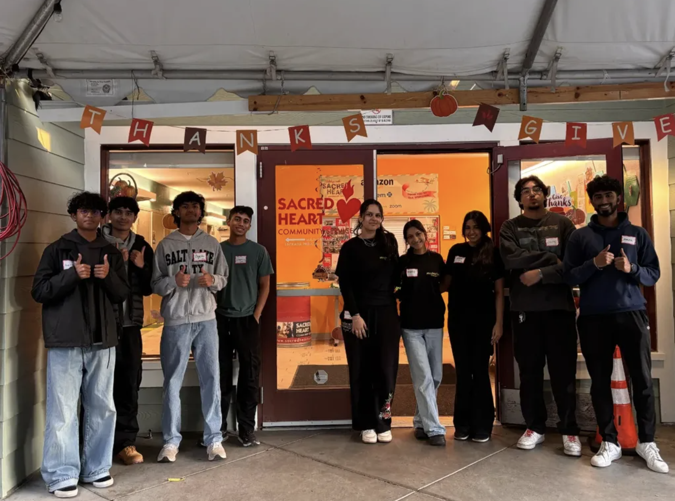 SJSU MSP x ServingHandz @ Sacred Heart